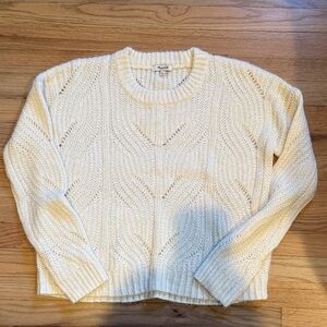 Madewell Off-White Knit Sweater